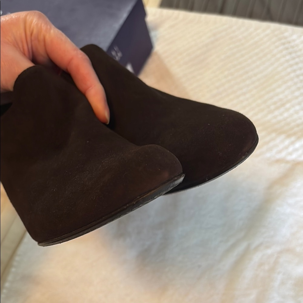 Stuart Weitzman Cola (very dark brown) ankle boots - Picture 13 of 14